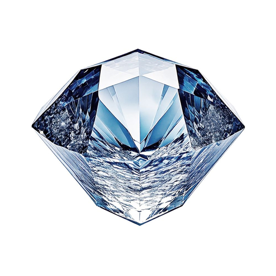 BarUp Eiswürfelform, edelsteinförmig, Blau, 2 Stk., 190x105x(H)30mm, Bild 4