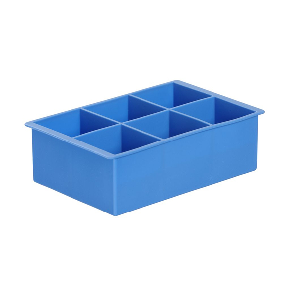 BarUp Eiswürfelform, XL-Würfel, Blau, 170x110x(H)52mm