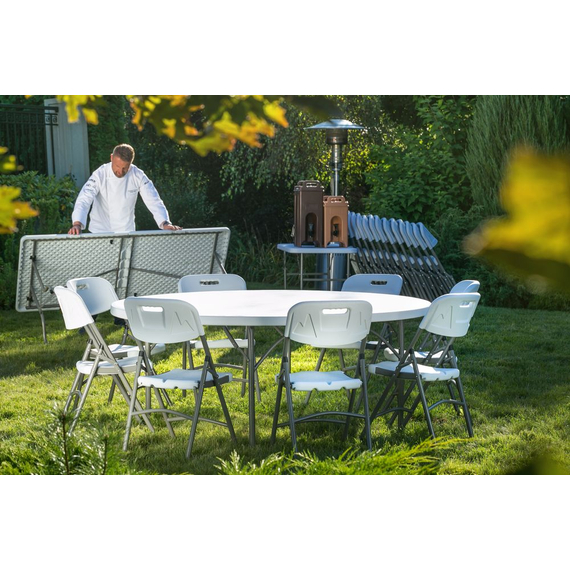 AmerBox Catering-Sessel, Max. Last 175 kg., Weiß, 540x440x(H)840mm, Bild 2