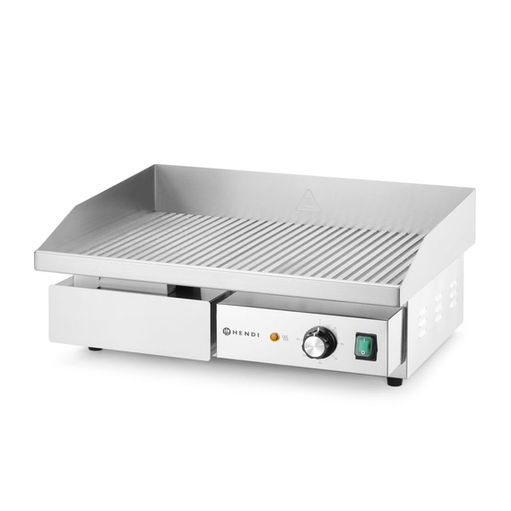 Hendi Gerillte Grillplatte, Budget Line, 220-240V/3000W, 550x430x(H)240mm, Bild 2