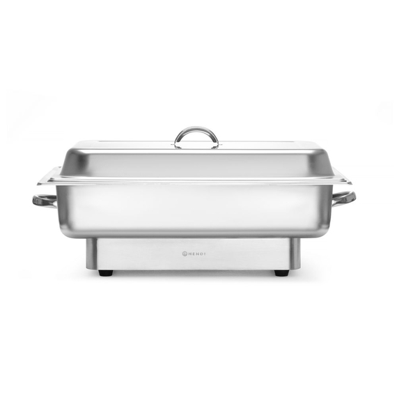 Hendi Chafing dish elektrisch Pollina, Profi Line, 9L, Silber, 230V/900W, 587x440x(H)273mm