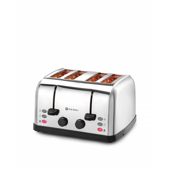 Hendi Toaster 4-fach, 240V/1500W, 295x335x(H)180mm, Bild 5