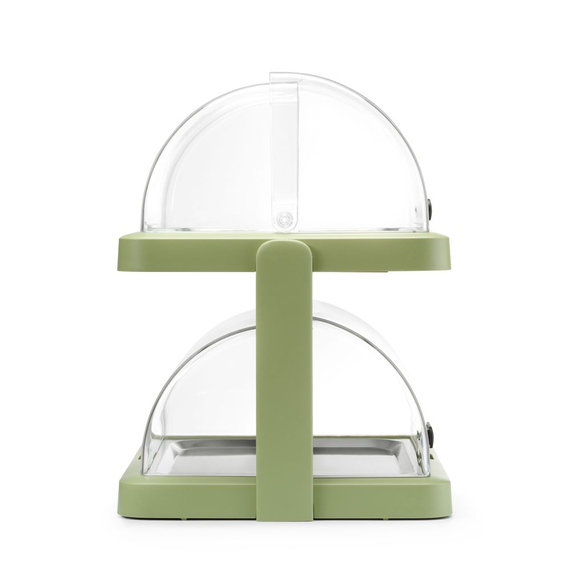 Hendi Rolltop Kühldisplay Duo UNIQ, designed by Robert Bronwasser, Doppelt, Grün, 480x355x(H)480mm, Rechteckig, Bild 3