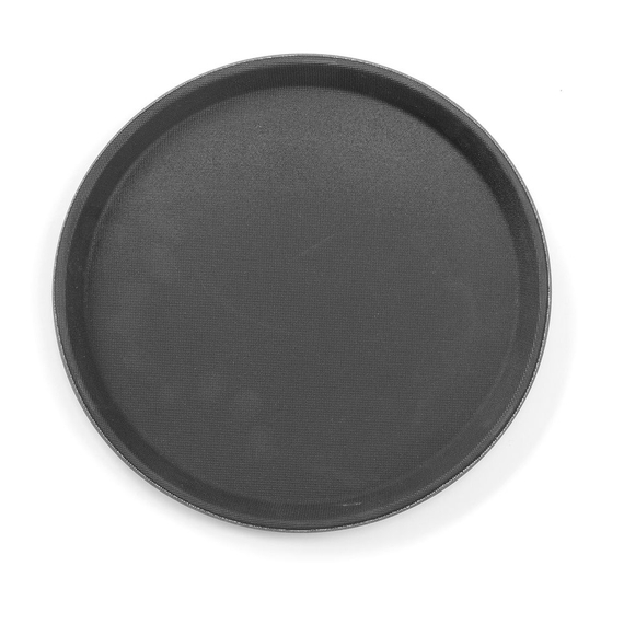 Hendi Antirutsch-Serviertablett, rund, ⌀410x(H)20mm