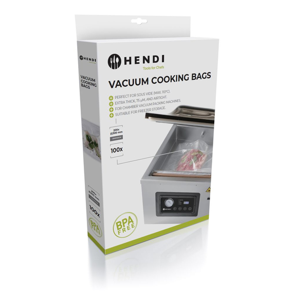 Hendi Vakuum-Kochbeutel, 100 Stk., 300x200mm
