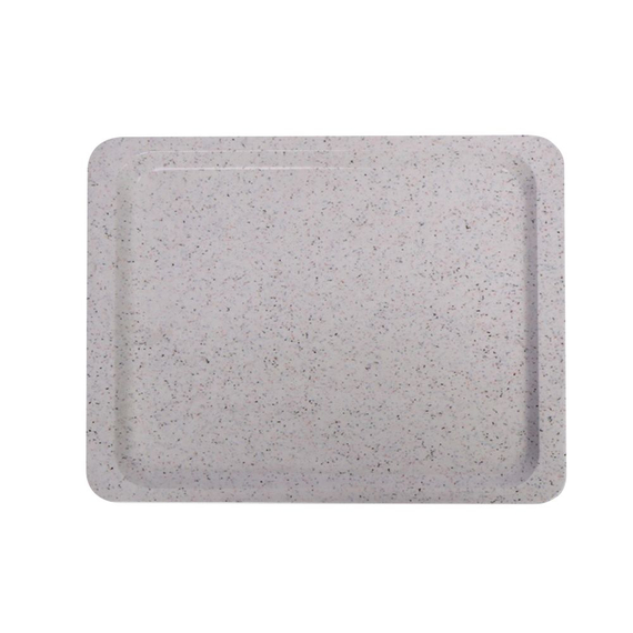 AmerBox Polyestertablett für Selbstbedienungsrestaurants, GN 1/1, Granit, 530x325mm