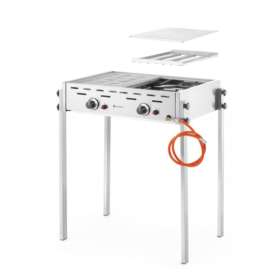 Hendi Gasgrill Roast-Master Pro, 11,6kW, 790x560x(H)900mm, Bild 5