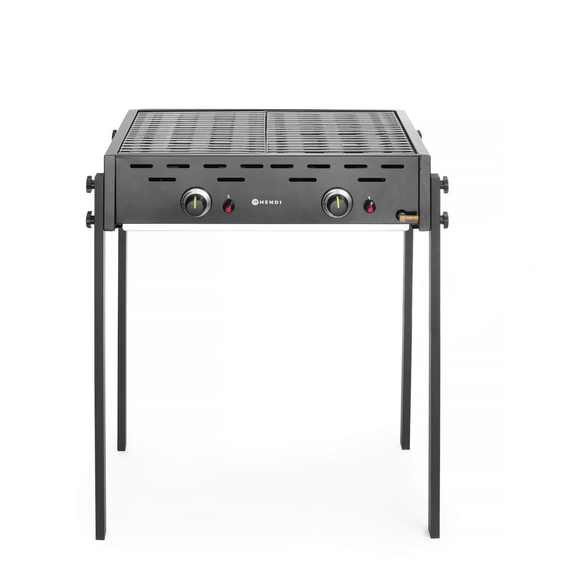 Hendi Gasgrill Roast-Master Pro Schwarz, Schwarz, 11,6kW, 790x560x(H)900mm, Bild 3