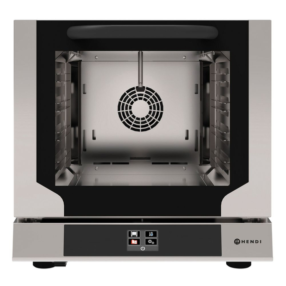 Hendi Konvektionsofen kompakt Touch mit Beschwadung, 220-240V/3150W, 590x709x(H)589mm