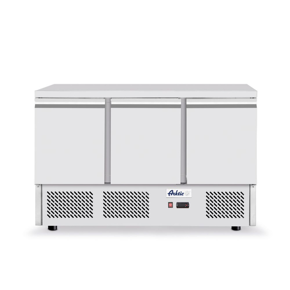 Arktic Kühltisch, dreitürig Kitchen Line 380L, 230V/220W, 1375x700x(H)890mm