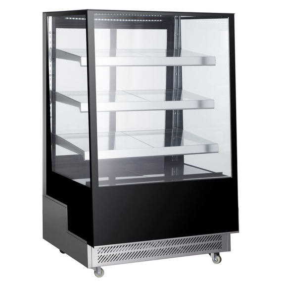 Arktic Kühlvitrine mit 3 geneigten Regalen, 500L, 230V/490W, 900x833x(H)1460mm