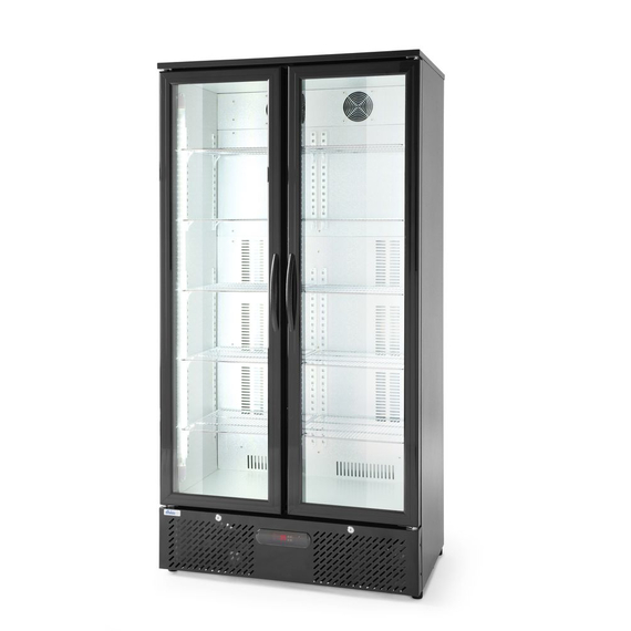 Arktic Kühlschrank mit doppelter Tür auf der Rückseite, 384L, Schwarz, 220-240V/365W, 900x530x(H)1820mm, Bild 3