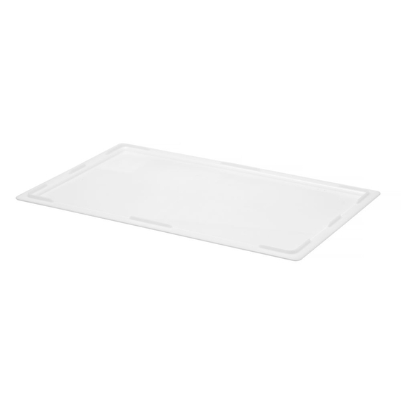Hendi Deckel für Pizzateigbox GN 1/1, GN 1/1, Weiß, 530x325x(H)20mm, Bild 2