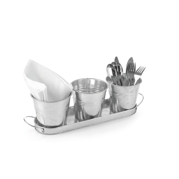 Hendi Tischeimerchen mit Untergestell, 3 Stk., 415x130x(H)125mm, Bild 5