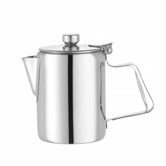 Hendi Kaffee-/Teekanne mit Klappdeckel, 0,3L, ⌀74x(H)123mm