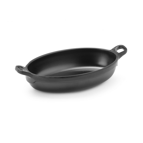 Fine Dine Miniatur-Pfanne, oval, Schwarz, 155x80x(H)37mm, Bild 3
