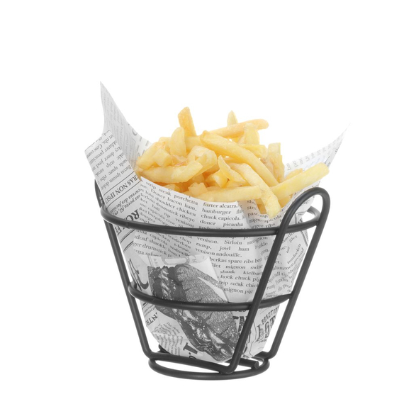 Hendi Einschlagpapier, fettdicht, Zeitungsdruck, 500 Stk., 200x250mm, Bild 3