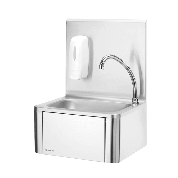 Hendi Handwaschbecken mit Kniebedienung, 400x330x(H)560mm, Bild 4