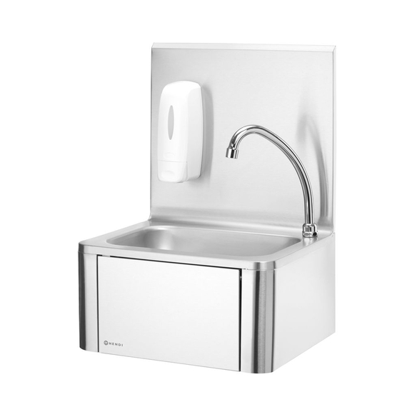 Hendi Handwaschbecken mit Kniebedienung, 400x330x(H)560mm, Bild 5