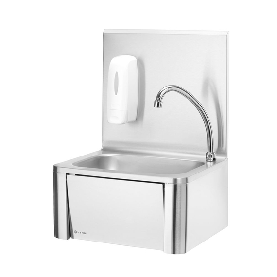Hendi Handwaschbecken mit Kniebedienung, 400x330x(H)560mm, Bild 3