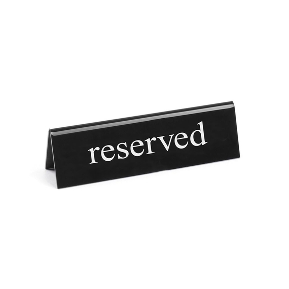 Hendi Tischschild Reserviert, reserved, 130x30x(H)38mm