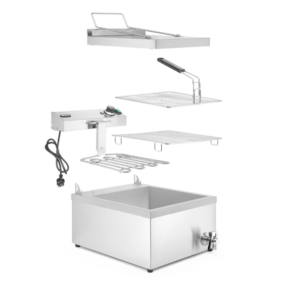 Hendi Fritteuse, 12L, 230V/3500W, 630x860x(H)438mm, Bild 4