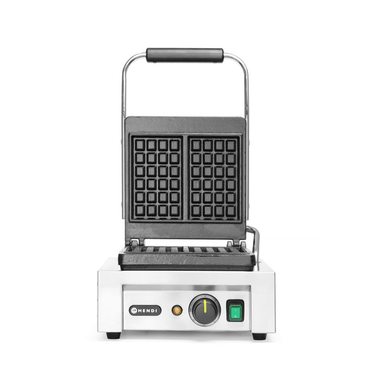 Hendi Waffeleisen 'Liège', 230V/1500W, 330x437x(H)251mm