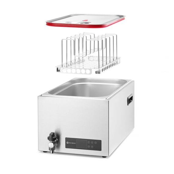 Hendi Sous-Vide-Gerät GN 1/1, 20L, 230V/600W, 350x680x(H)275mm, Bild 5