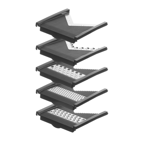 Hendi Satz mit 5 Ersatz-Schneidscheiben für Mandoline 222614, Bild 5