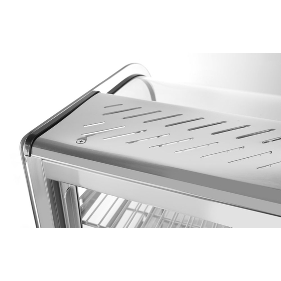 Hendi Beheiztes Thekendisplay, 160 Liter, 230V/1500W, 885x570x(H)680mm, Bild 3