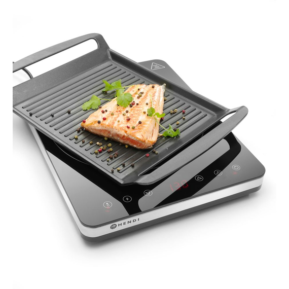 Hendi Induktionskocher Modell 2000, Kitchen Line, 230V/2000W, 295x400x(H)42mm, Bild 4