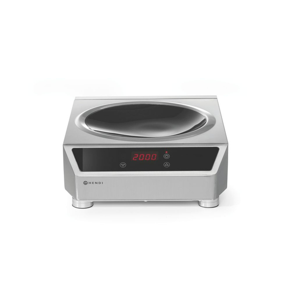 Hendi Induktionswok Modell 3500, Profi Line, Induktionskocher, 230V/3500W, 340x450x(H)130mm