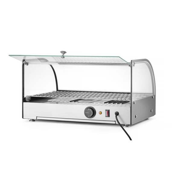 Hendi Beheiztes Thekendisplay, einzeln, Schwarz, 220-240V/800W, 554x376x(H)311mm, Bild 4