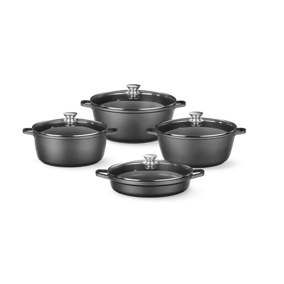 Hendi Kasserolle mit Antihaft-Beschichtung, 7L, Schwarz, 367x290x(H)122mm, Bild 5