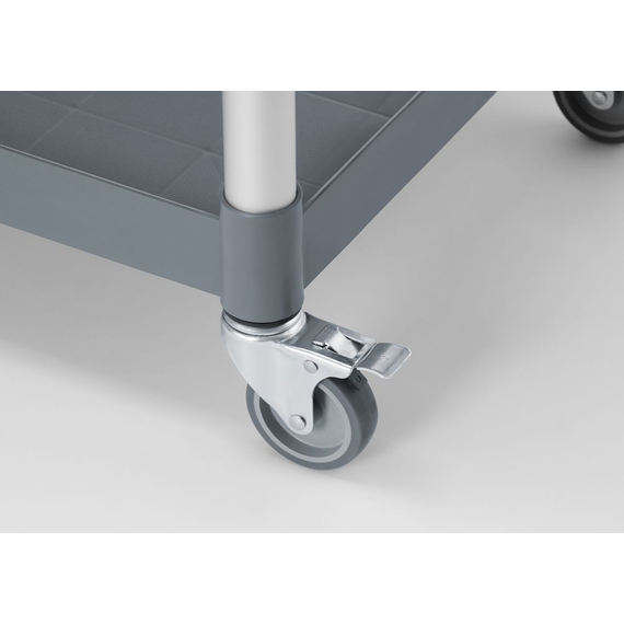 AmerBox Servierwagen aus Polypropylen mit Lagen, groß, Inklusive Regalseitenwände, 1010x500x(H)960mm, Bild 5