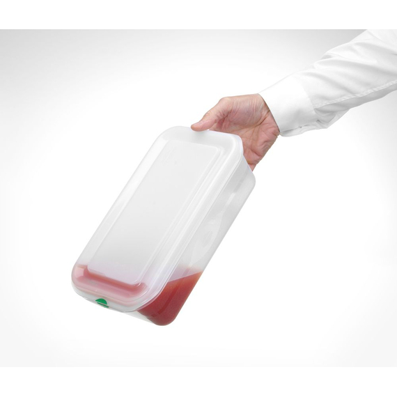 Hendi Behälter GN 1/4 Polypropylen, GN 1/4, 2,8L, Transparent, 265x162x(H)100mm, Bild 3