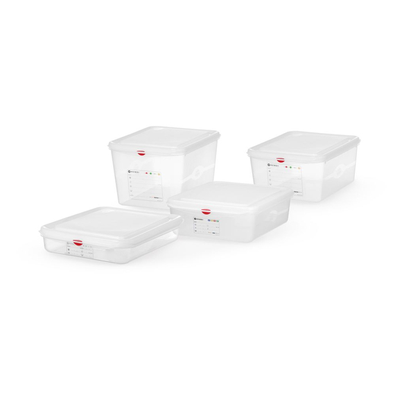 Hendi GN 1/2 Behälter, Polypropylen, GN 1/2, 6,5L, Transparent, 325x265x(H)100mm, Rechteckig, Bild 2
