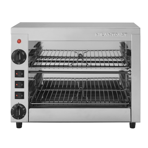 Milantoast Infrarotgrill Toaster und Salamander, Warmhaltefunktion, mit 6 Zangen, Bild 2