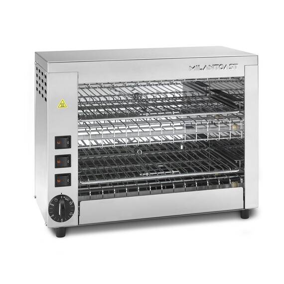 Milantoast Infrarotgrill Toaster und Salamander, mit 6 Zangen, Bild 2