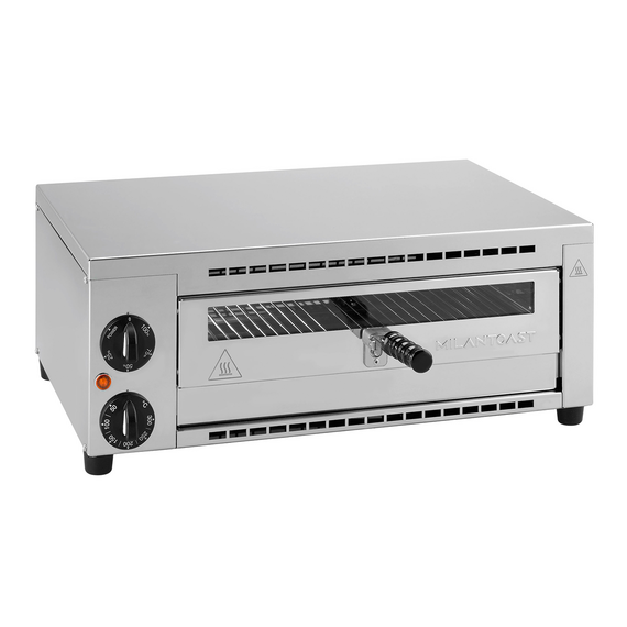 Milantoast Einkammer Pizza- Flammkuchenofen mit Sichtfenster 40 x 35 cm Ø, Bild 2