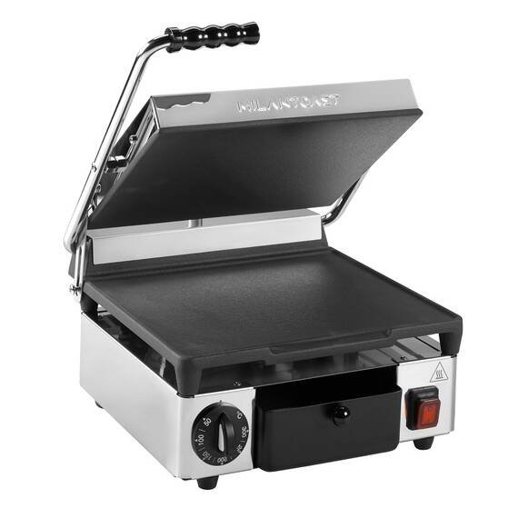 Milantoast Elektro-Kontaktgrill, glatt, Grillfläche: Glatt