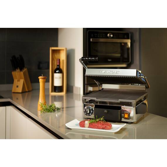 Milantoast Elektro-Kontaktgrill, glatt, Grillfläche: Glatt, Bild 6