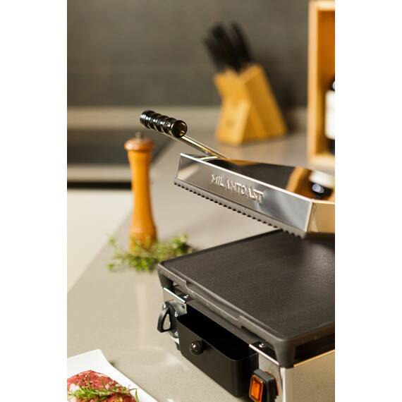 Milantoast Elektro-Kontaktgrill, glatt, Grillfläche: Glatt, Bild 7