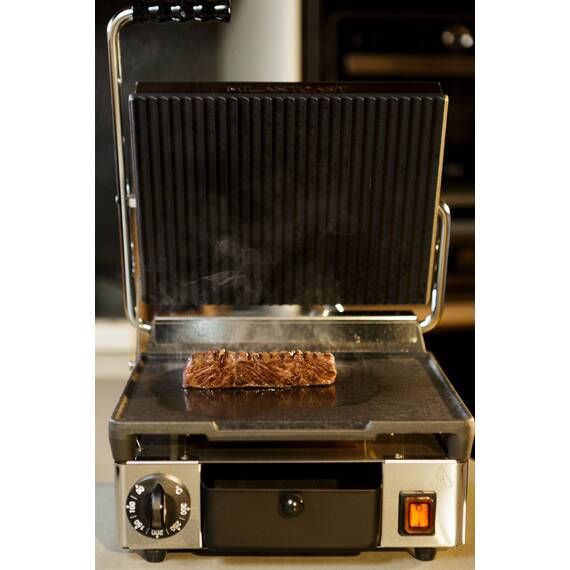 Milantoast Elektro-Kontaktgrill, glatt, Grillfläche: Glatt, Bild 8