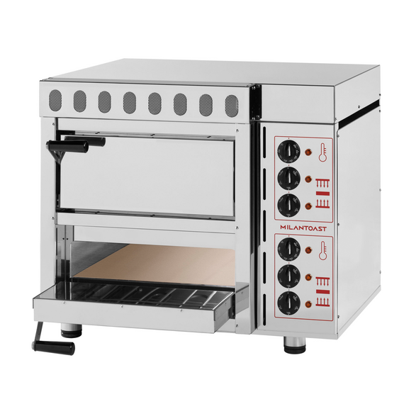 Milantoast Zweikammer Steinbackofen, 8 Pizzen, Bild 2