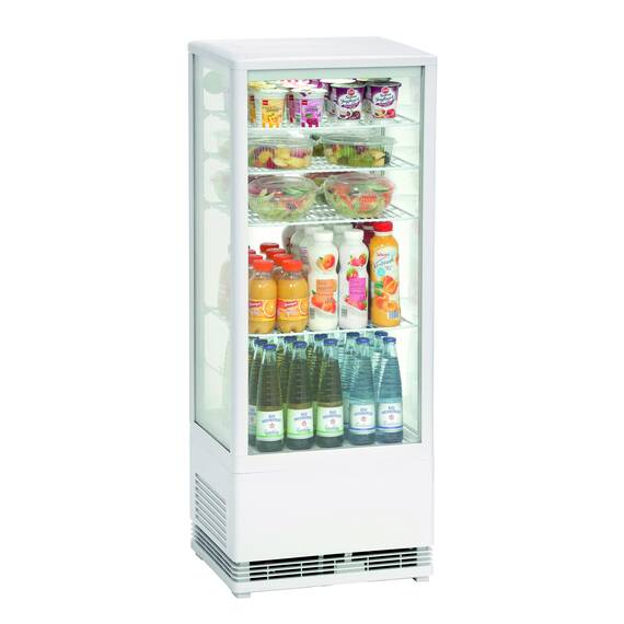 Neumärker Kühlvitrine 98 Liter, weiß, Inhalt: 98 Liter