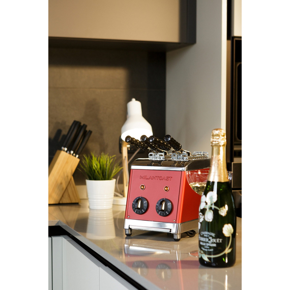 Milantoast Sandwich Toaster Rot, Farbe: Rot, Ausführung: 2 Scheiben, Bild 2