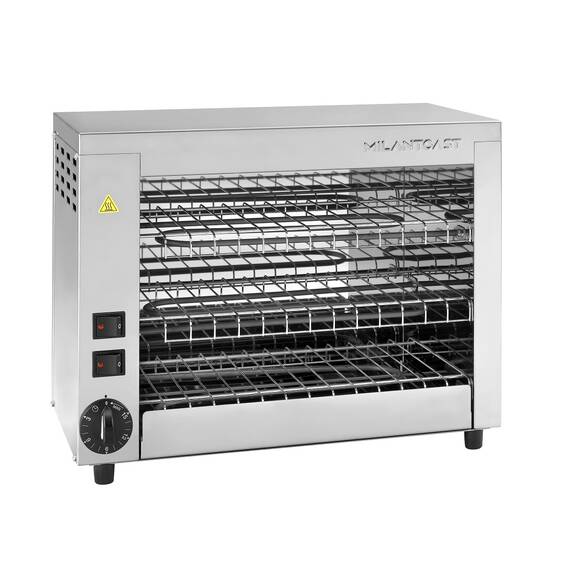 Milantoast Infrarotgrill Toaster und Salamander, mit 9 Zangen für Intensiven Gebrauch, Bild 2