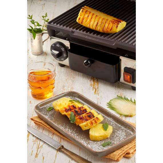 Milantoast Elektro-Kontaktgrill, gerillt, Grillfläche: Gerillt, Bild 5