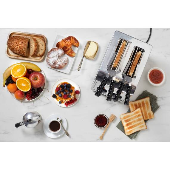 Milantoast Sandwich Toaster Edelstahl, Farbe: Edelstahl, Ausführung: 2 Scheiben, Bild 6